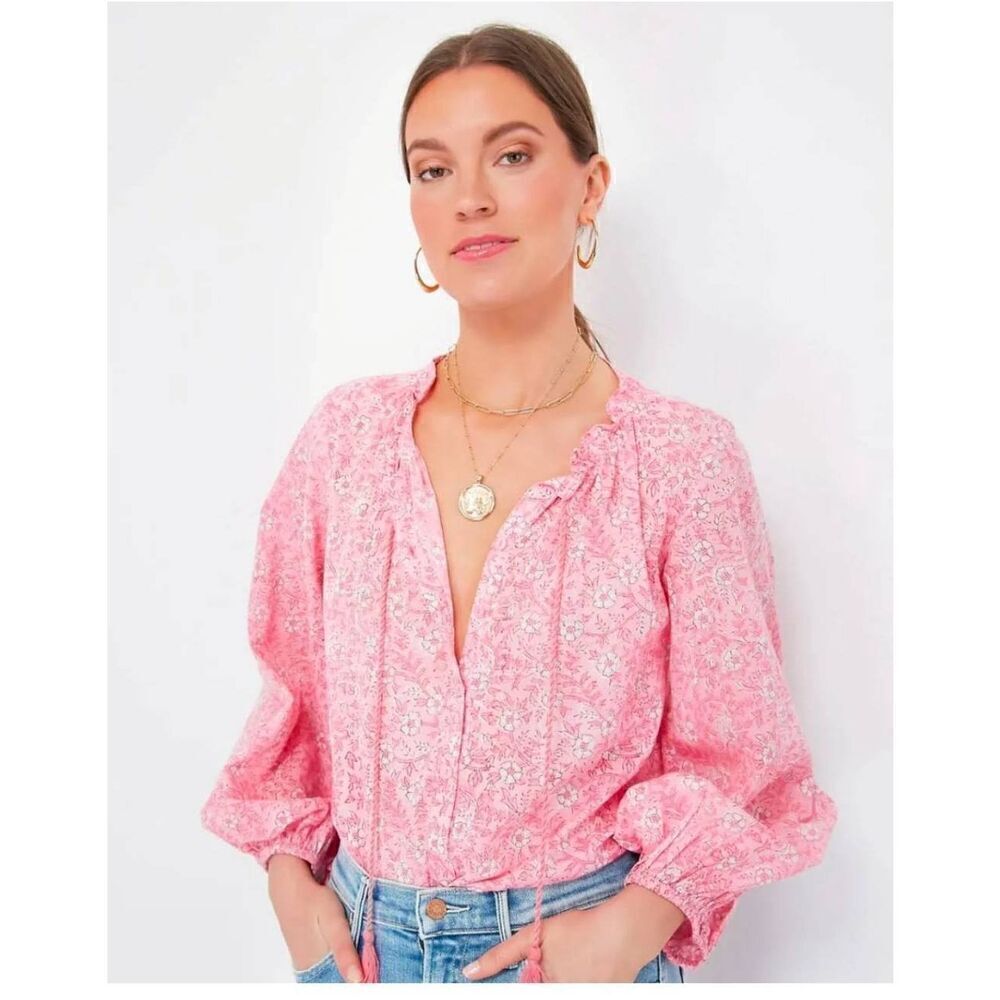 Emerson Fry Bardot Top XS, Pink Floral  $128
